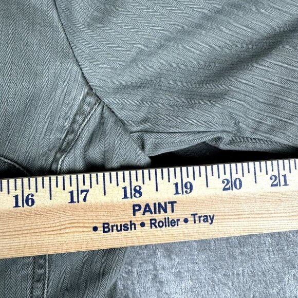 Maurices VTG Jacket Medium Militray Green Y2K Utility Boho Aesthetic 90's Preppy - Picture 6 of 11